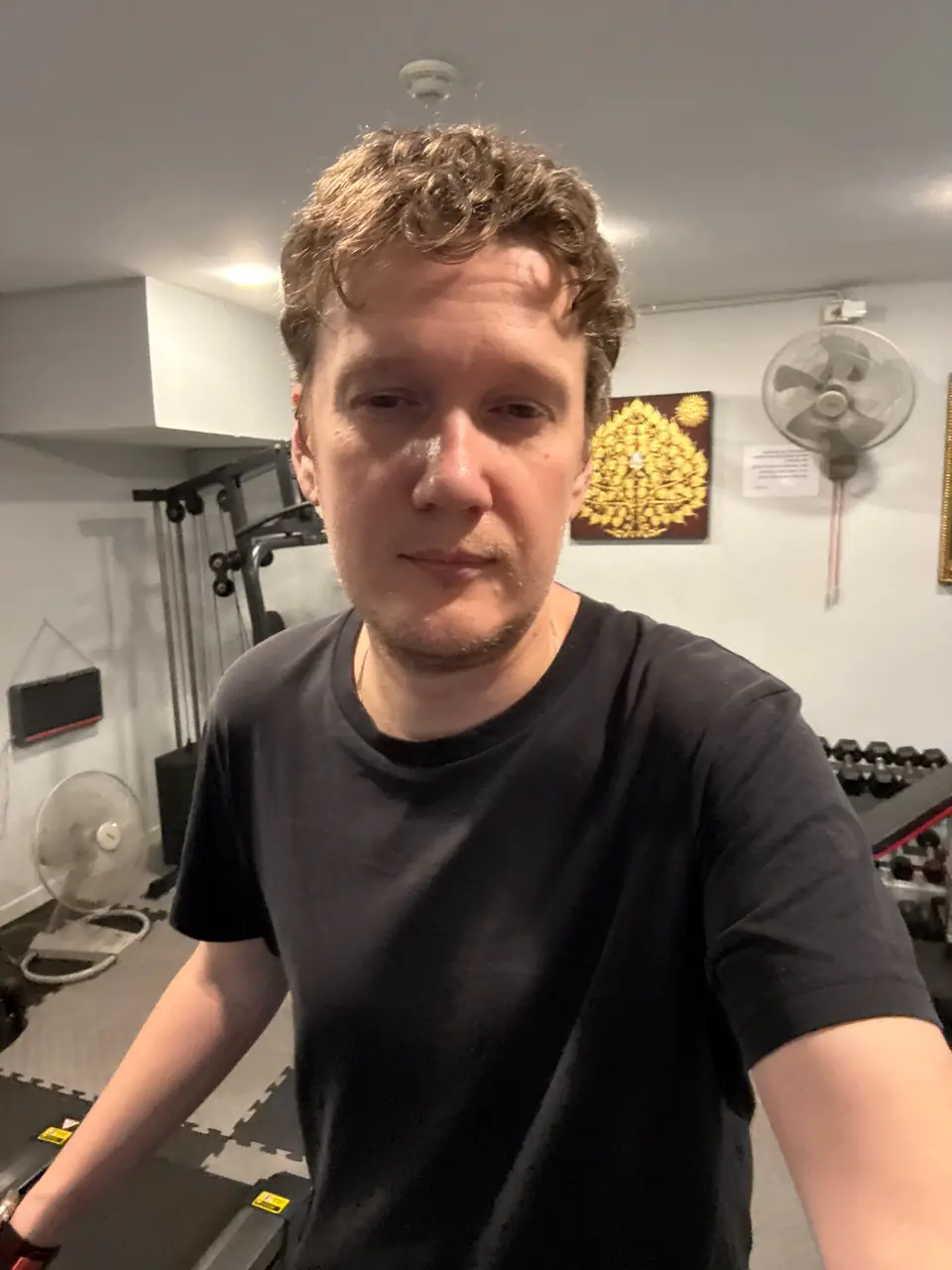 David at the gym